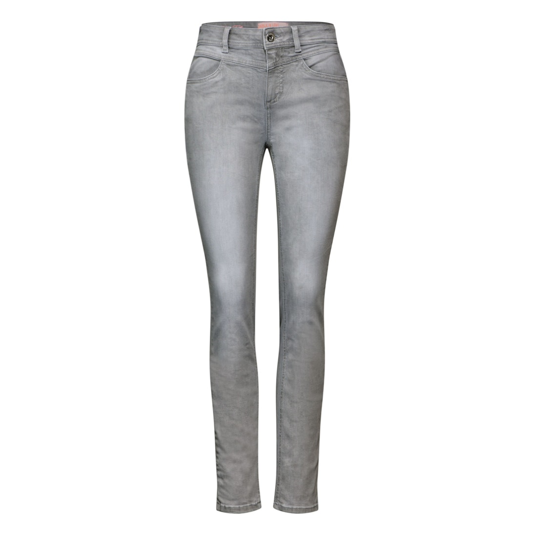 Street One - Damen Jeans - Grau - Größe: 28-28 - bei Tara-M