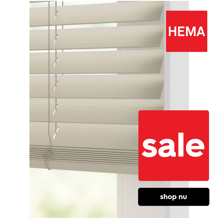 Jaloezie hout uni 50mm beige (beige)