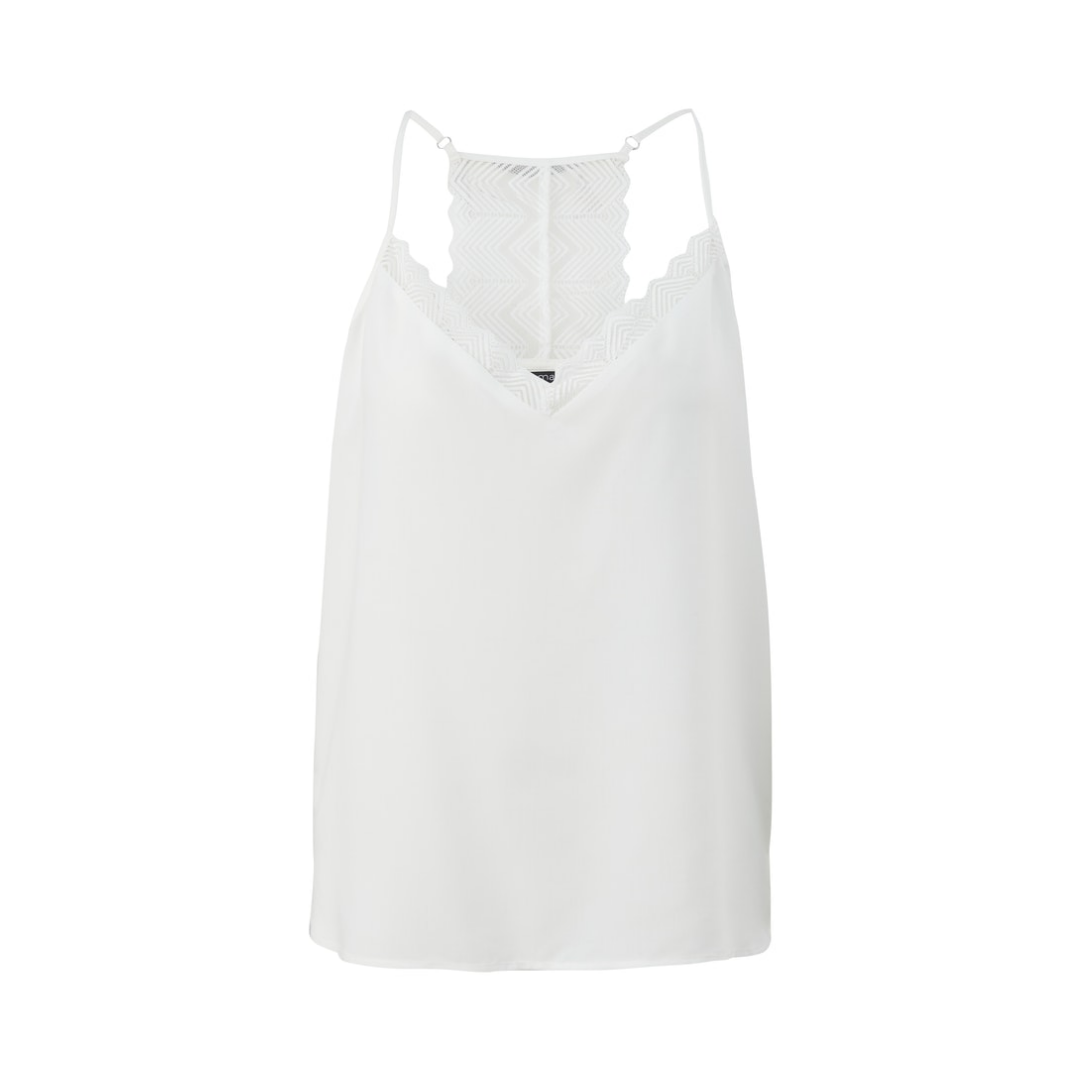 Comma - Damen Top - Weiß - Größe: 38 - bei Tara-M