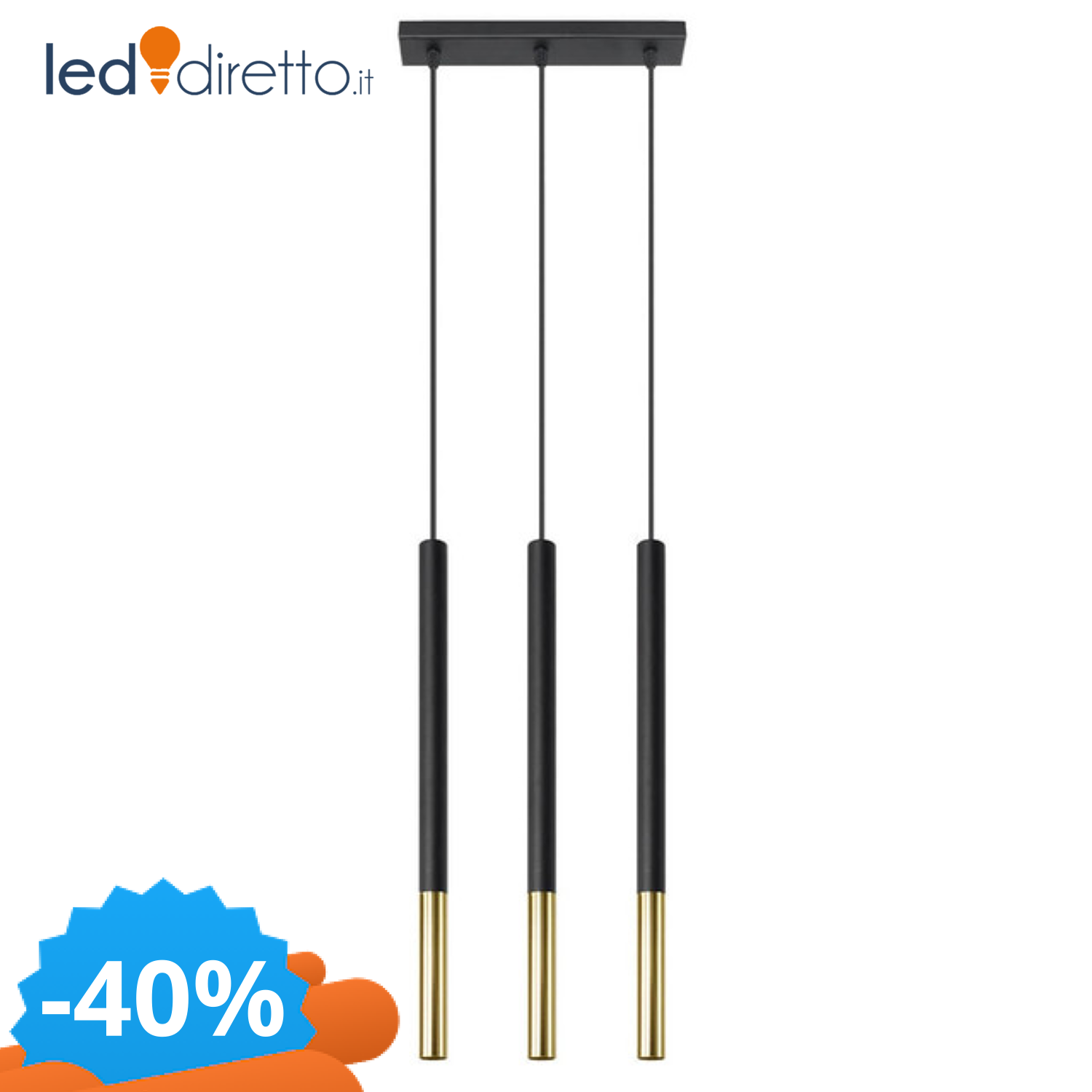 Sollux Lighting Unisex Nero Lampada A Sospensione Mozaica 3L - Immagine 2