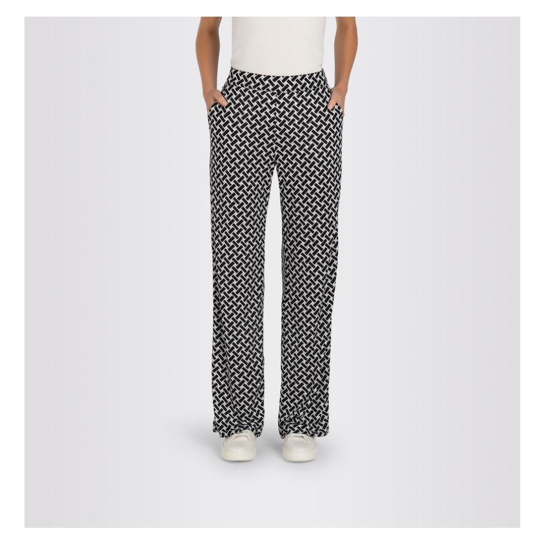 MAC Chiara Jersey Print Schwarz