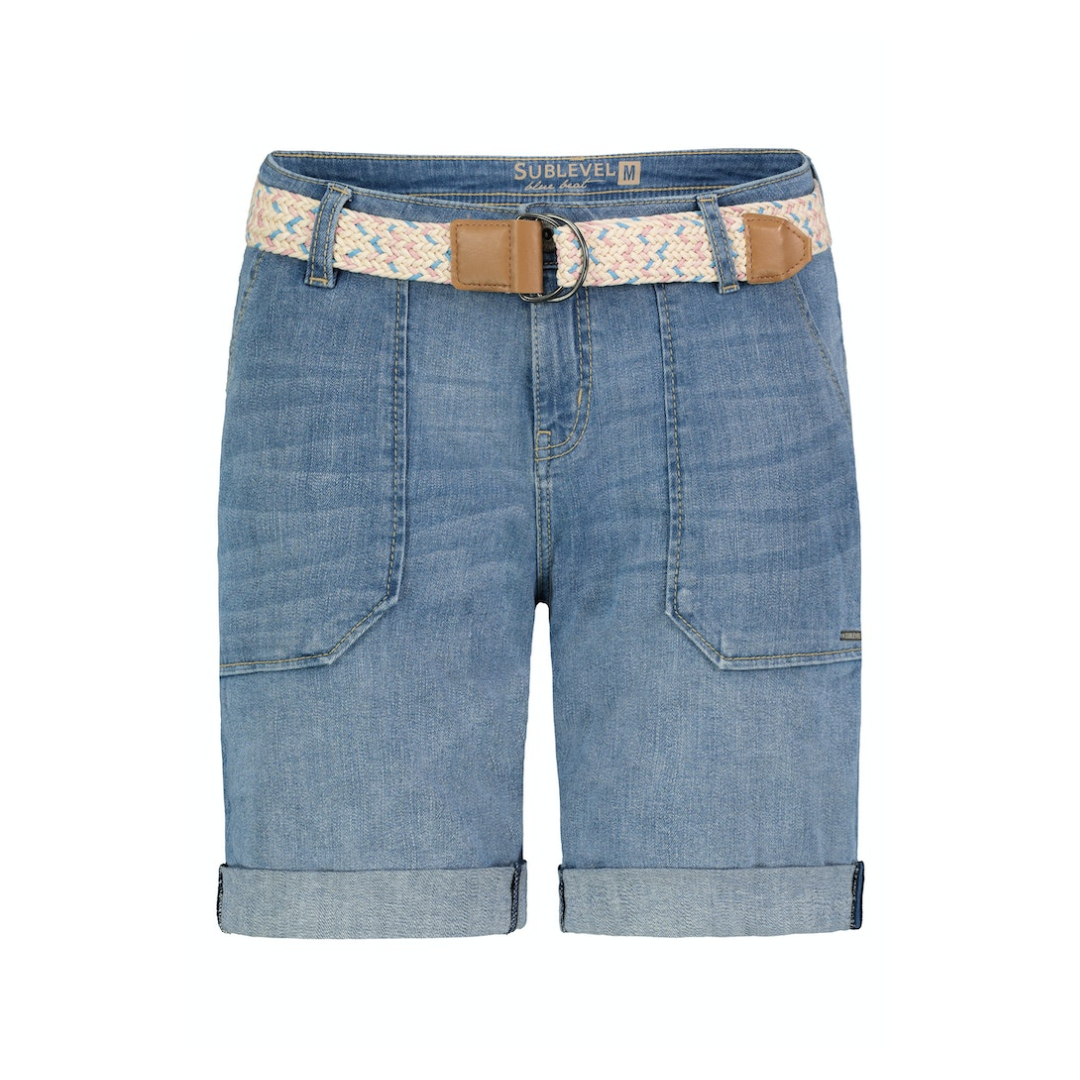 Eight 2 Nine - Damen Kurzshorts - Blau - Größe: S - bei Tara-M