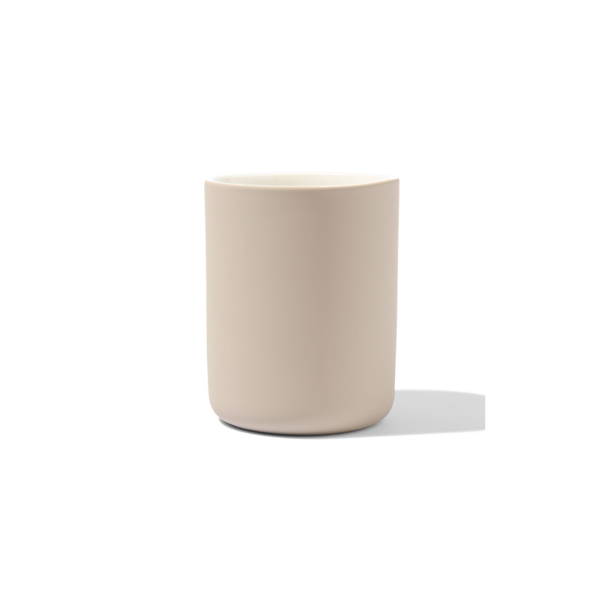 HEMA HEMA Tandenborstelhouder Mat Keramiek Zand Ø8x10 (zand)