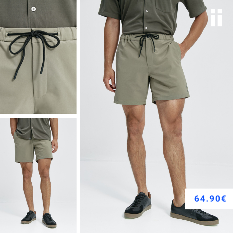 Pantalón corto hombre groundbreaker verde
