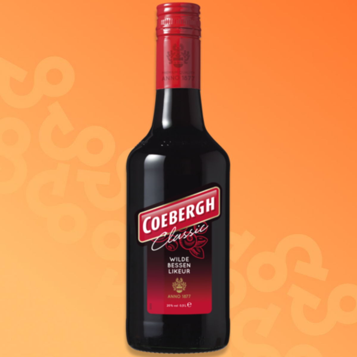 Bottle of Coebergh Classic Bessenlikeur 50 cl