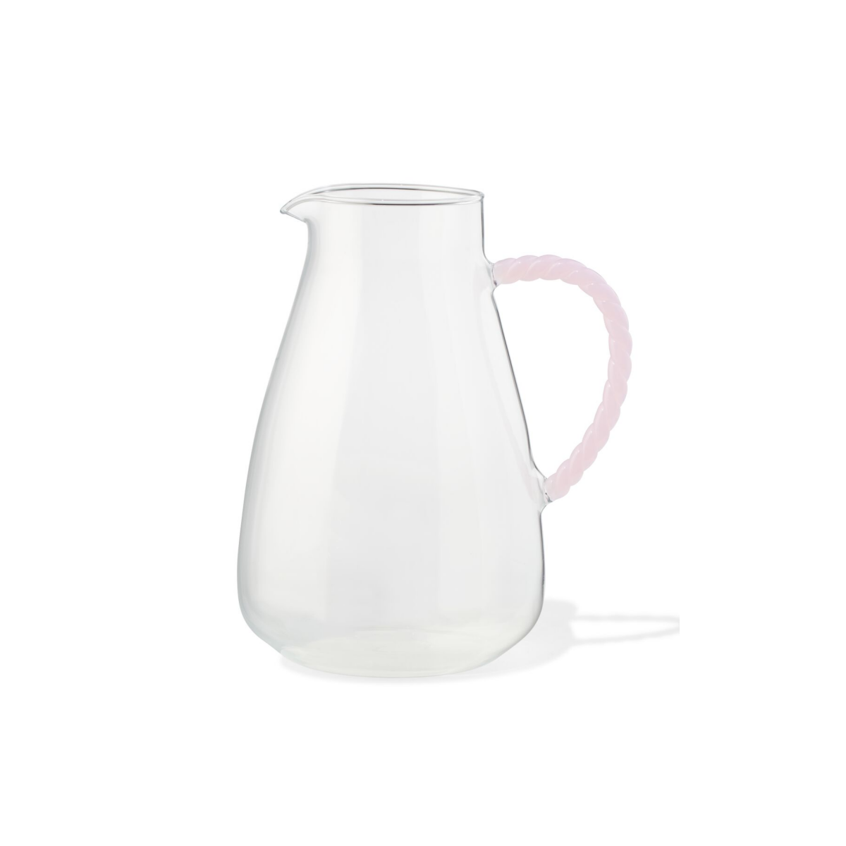 HEMA HEMA Waterkan Glas Roze