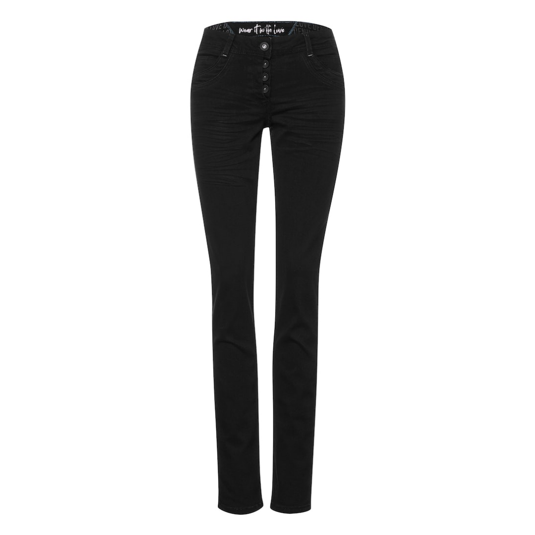 Cecil - Damen Jeans - Schwarz - Größe: 30-32 - bei Tara-M