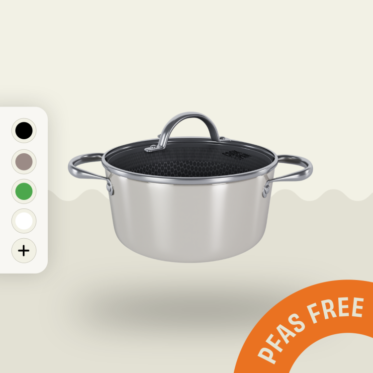 Cook&Pan Honey Kookpan met deksel 24 cm