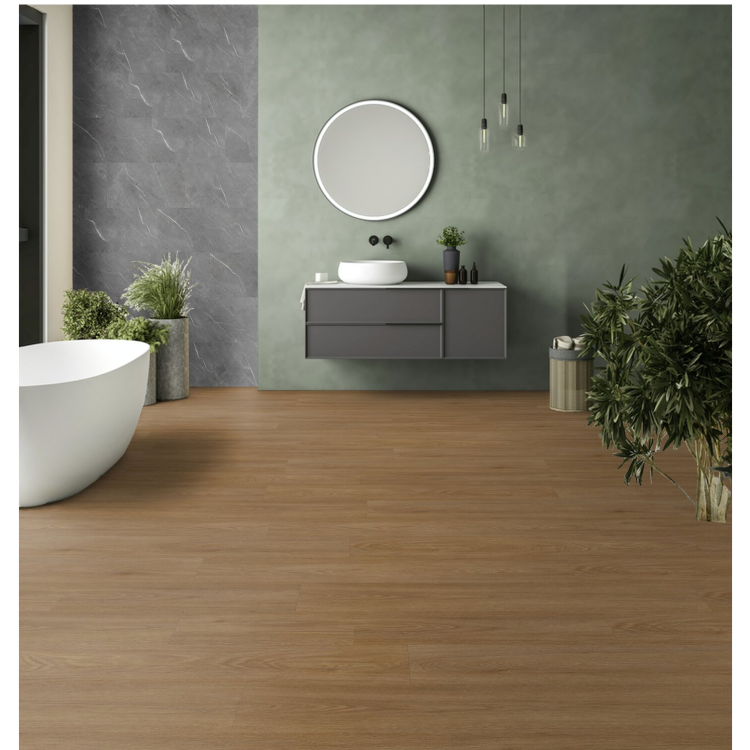 Dalle murale PVC effet pierre pose collée, pose clipsée 7052 Rinova Gerflor - 65 cm x 37.5 cm x 0.5 cm — vue 3