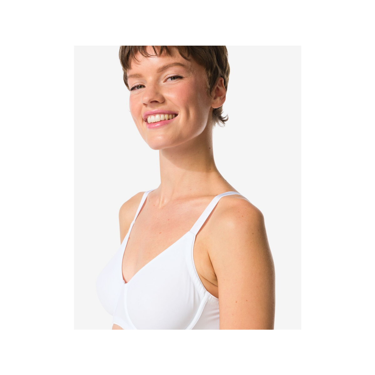 HEMA Niet voorgevormde bh met beugel - 2 stuks beige (beige)