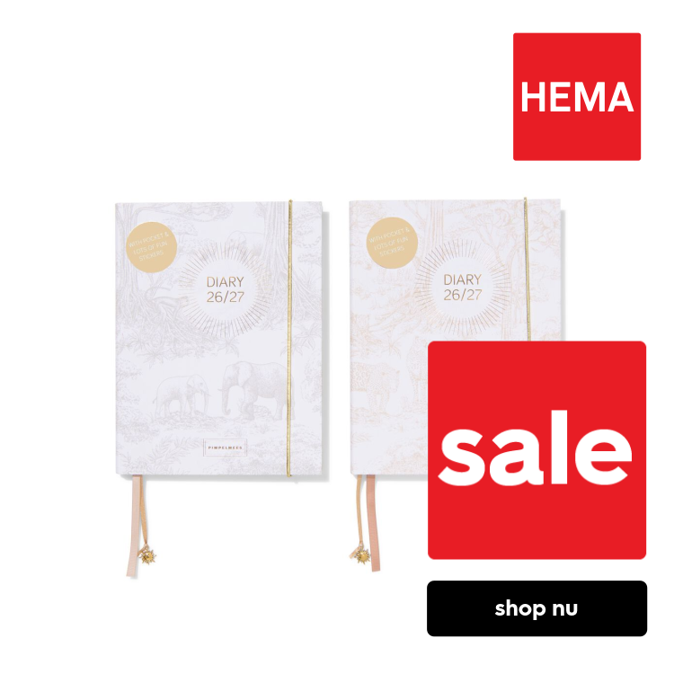 HEMA Pimpelmees schoolagenda 2026-2027 A5