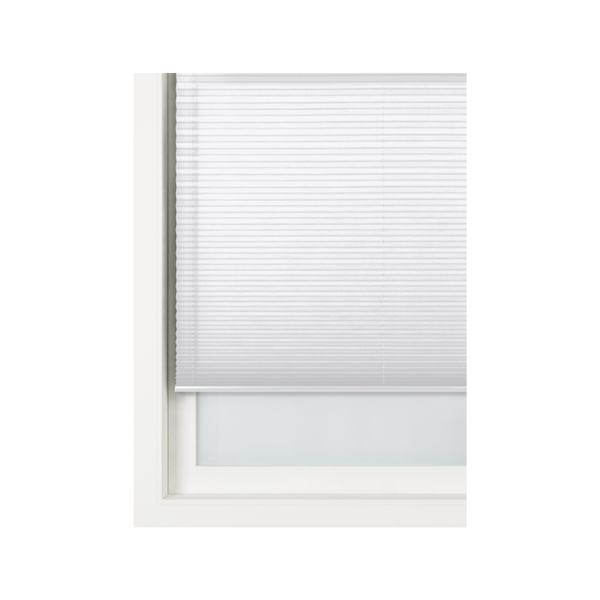 HEMA HEMA Plisse Enkel Uni Transparant Wit (wit)