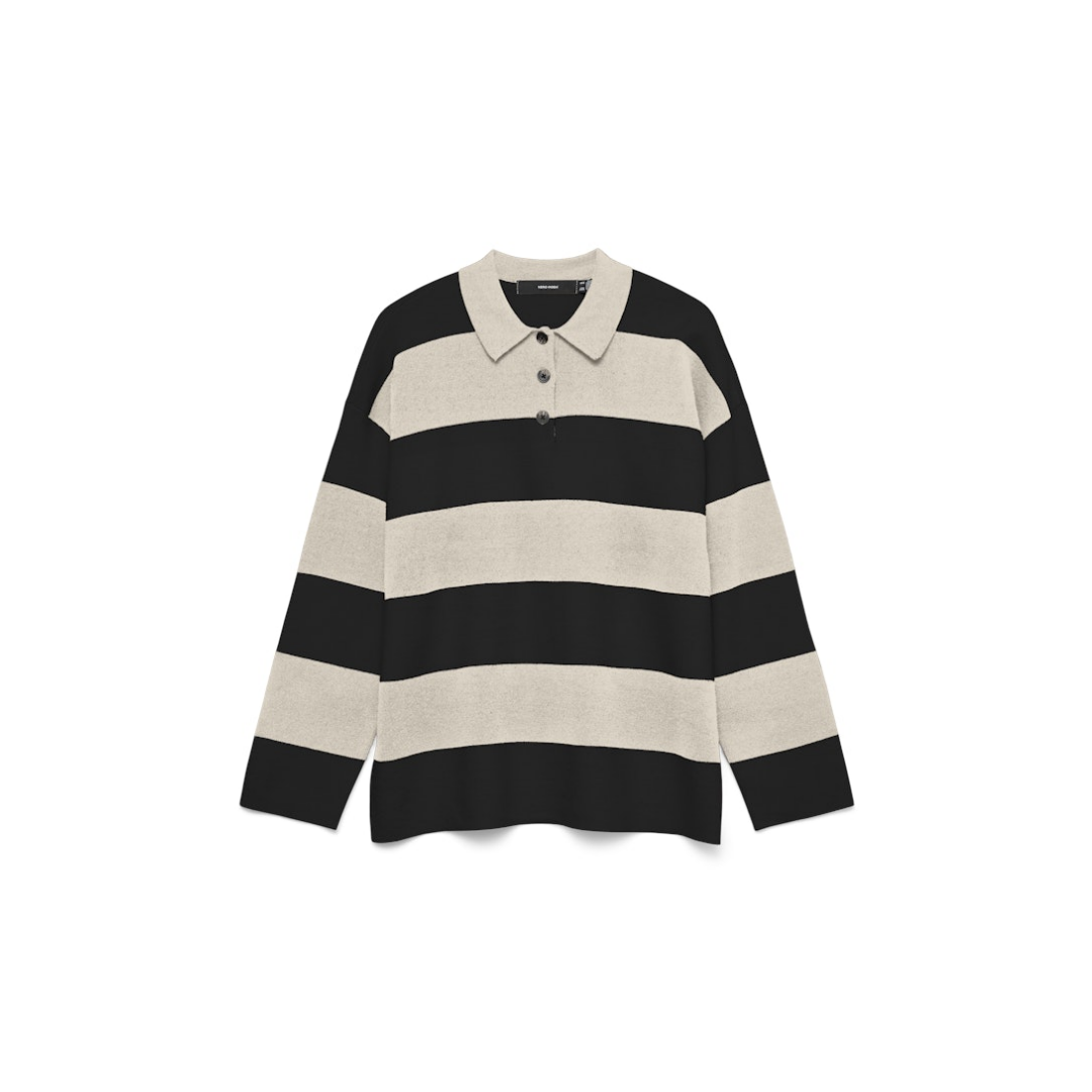 Vero Moda Poloneck Pullover Viskose-Polyester-Nylon Birch