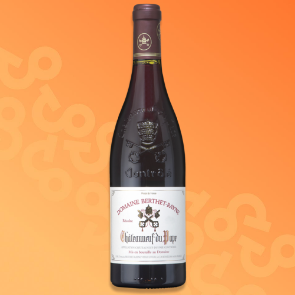 Bouteille Berthet-Rayne Châteauneuf-du-Pape 75 cl