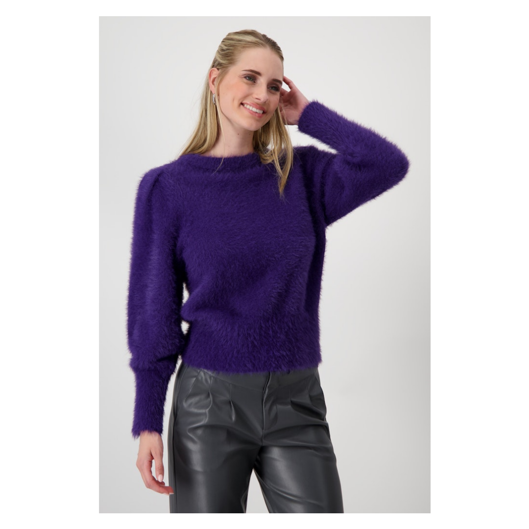 Monari - Damen Pullover - Lila - Größe: 40 - bei Tara-M