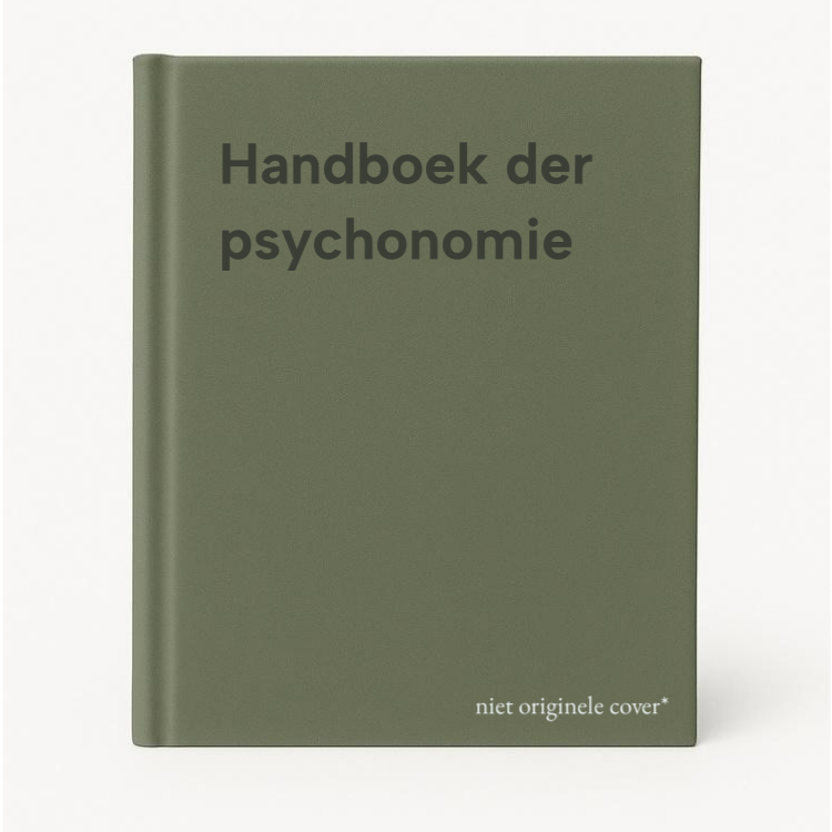 Handboek Der Psychonomie - Red. Michon, Eijkman, De Klerk