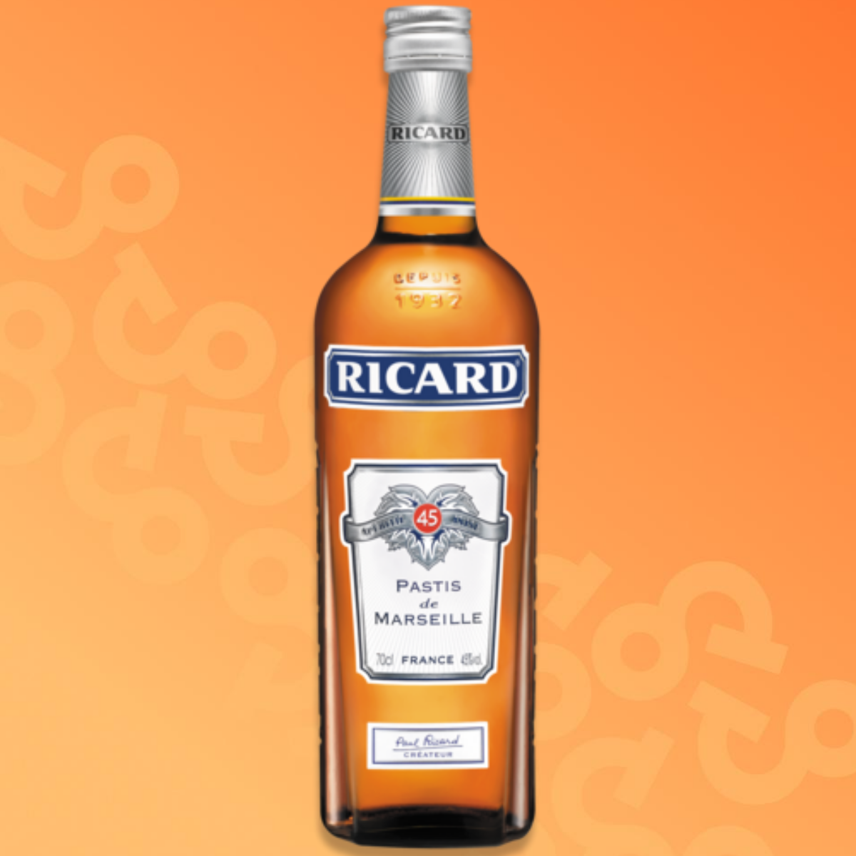 Fles Ricard Pastis 70 cl