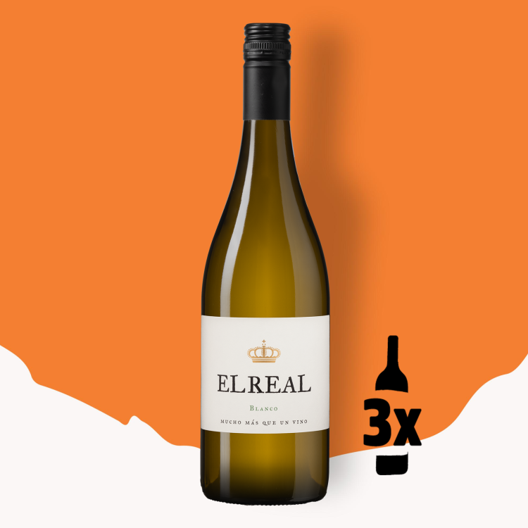 3 flessen El Real Blanco Probeerpakket