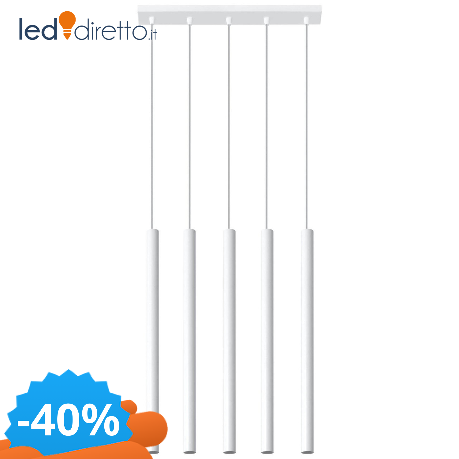 Sollux Lighting Unisex Bianco Lampada A Sospensione Pastelo 5 - Immagine 2