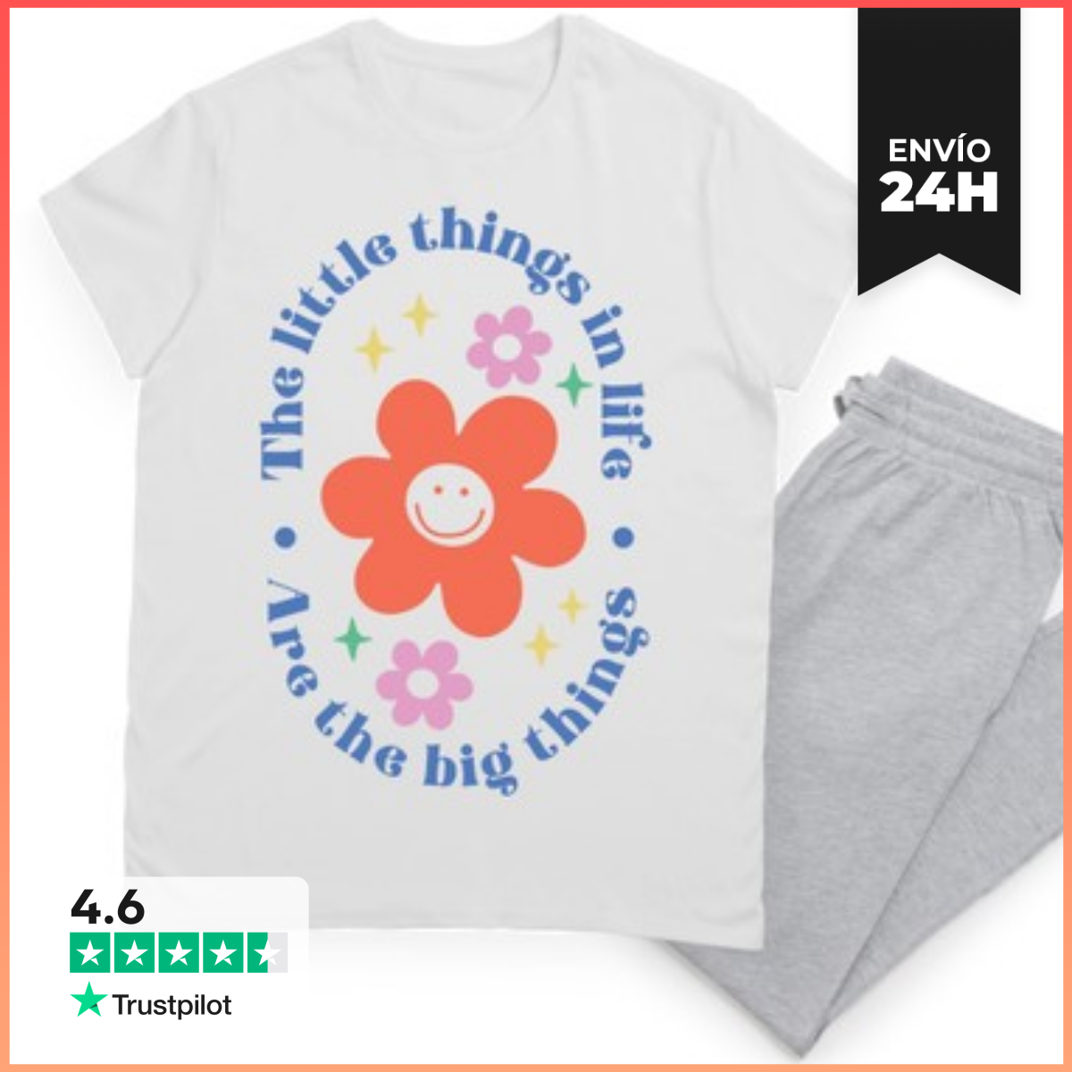 Pijama THE LITTLE THINGS IN LIFE ARE THE BIG laTostadora