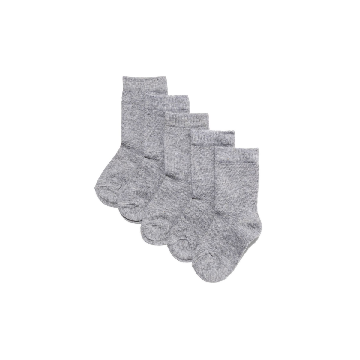 HEMA HEMA Kindersokken - 5 Paar Grijsmelange (grijsmelange)