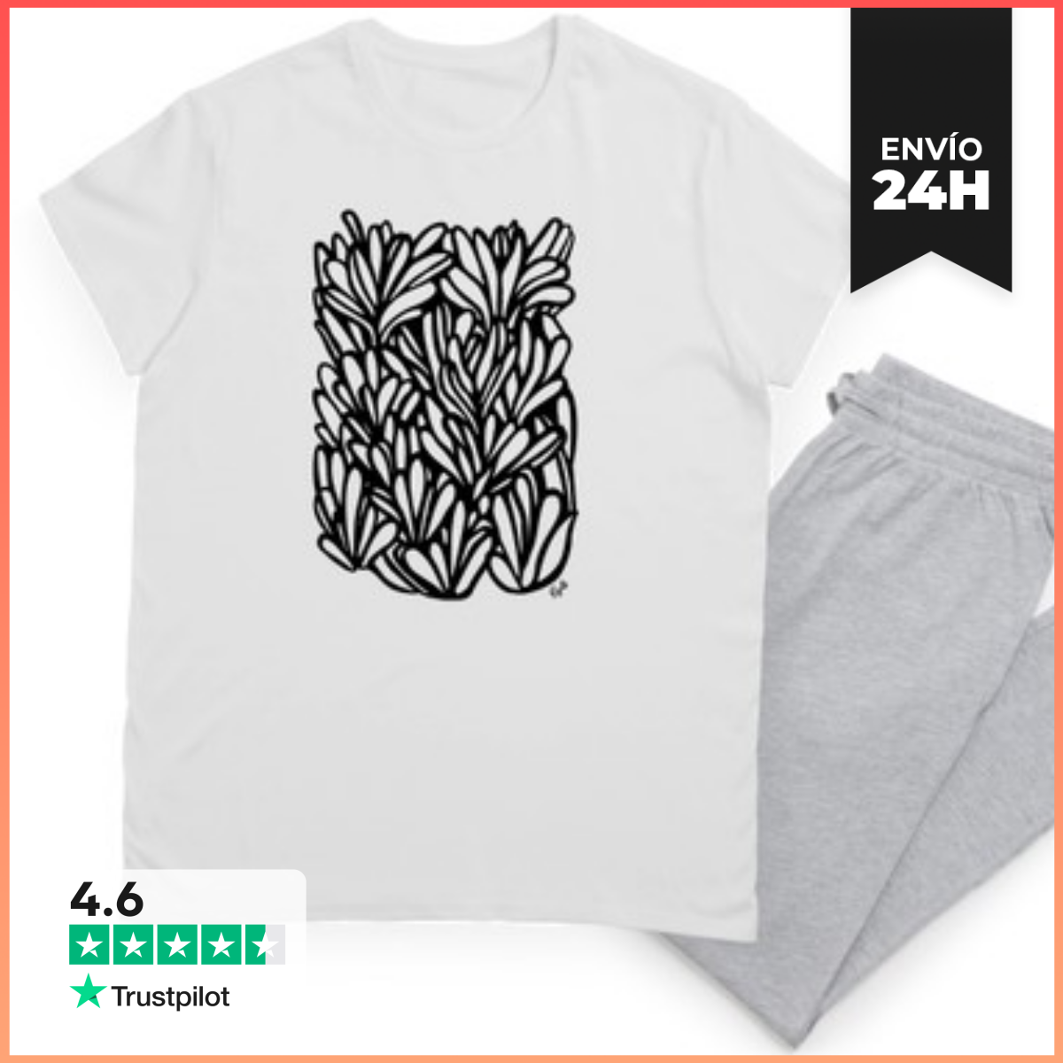 Pijama planta suculenta gigante laTostadora