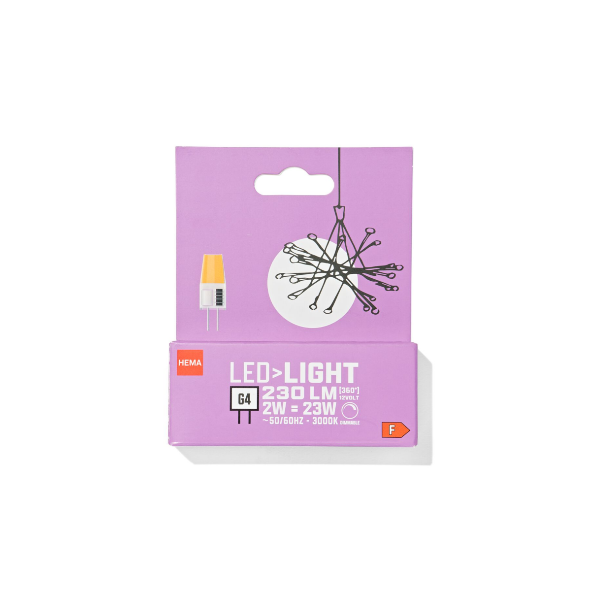 HEMA HEMA Led Licht Clear G4 2W 230lm Dim