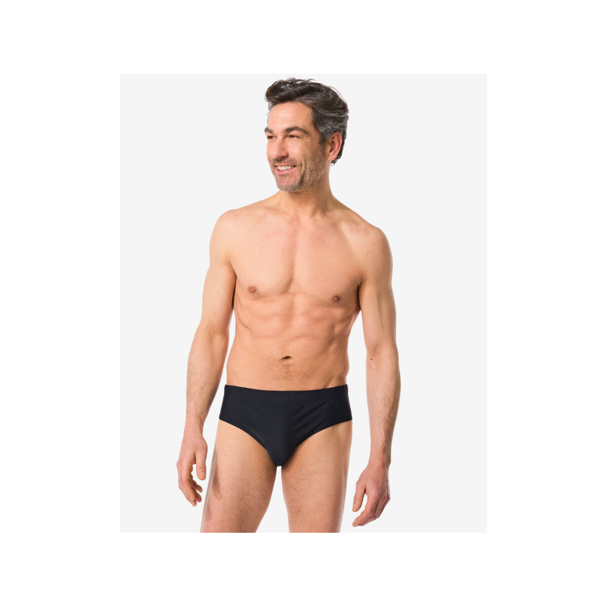 HEMA Heren zwemslip zwart (zwart)