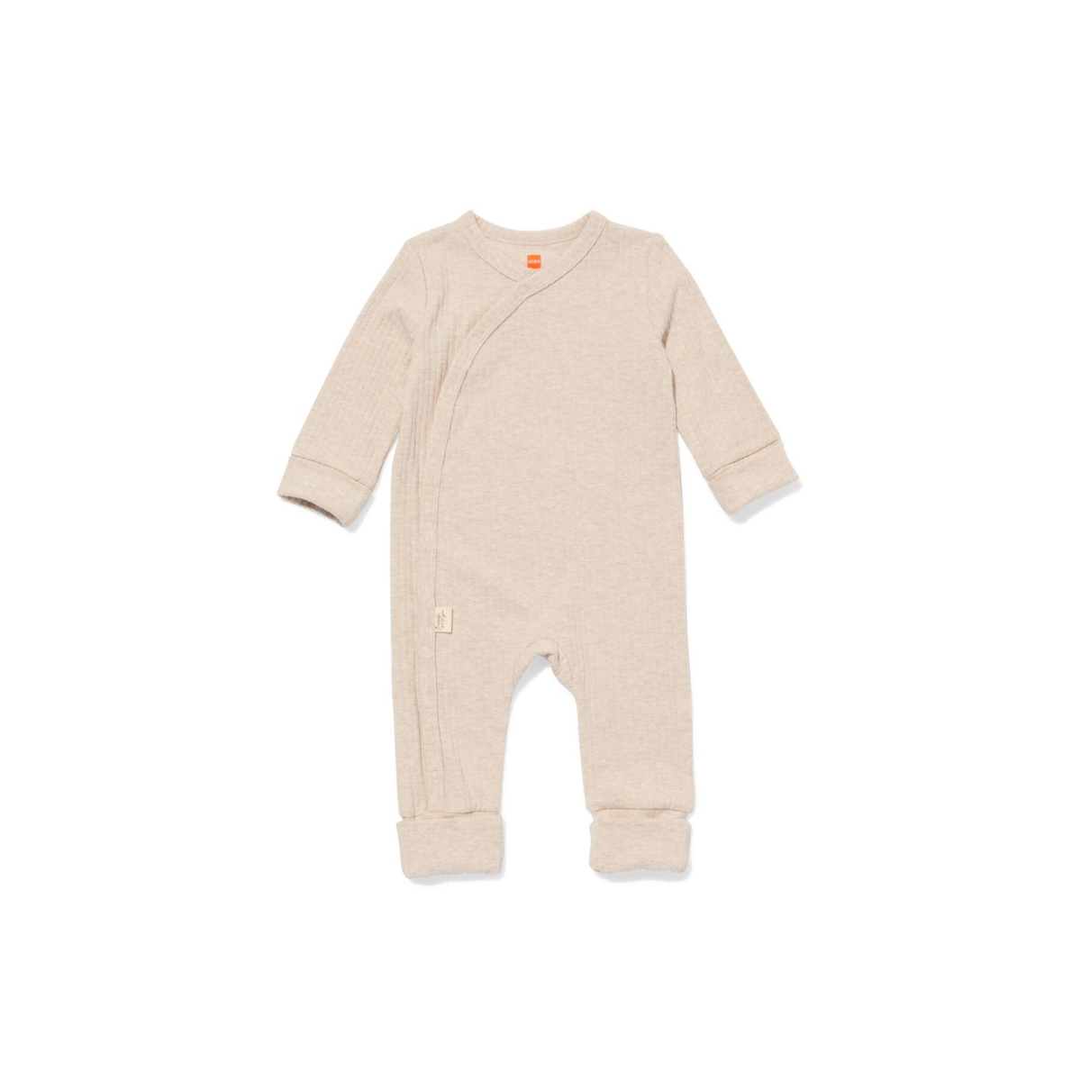HEMA HEMA Newborn Meegroei Boxpakje LENZING™ ECOVERO™ Rib Zand (zand)