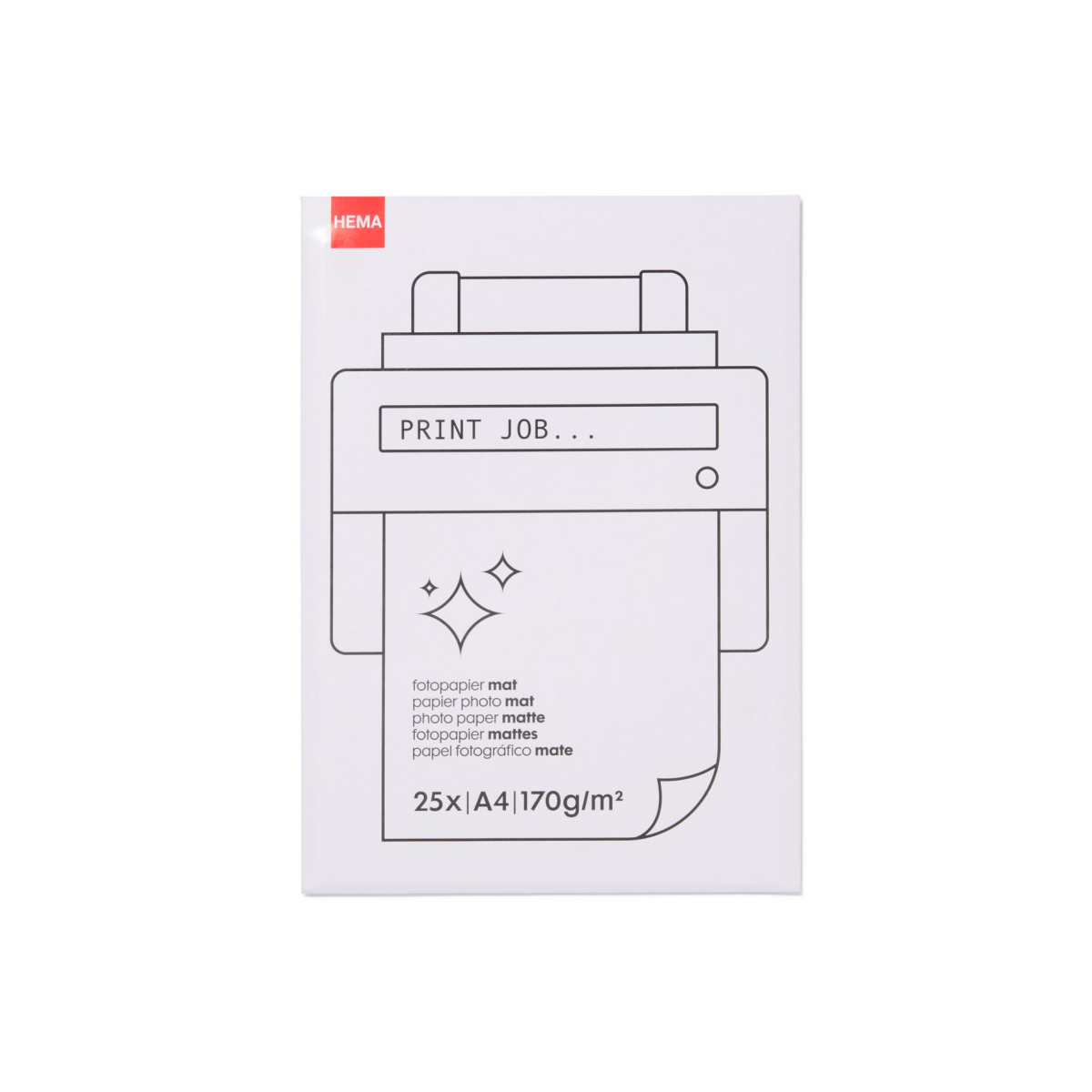 HEMA Papier mat 170 grams 25 vel