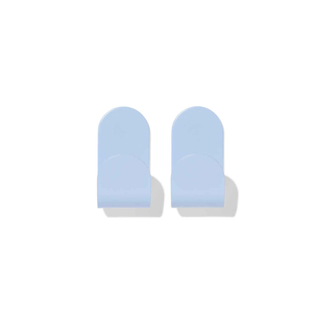 HEMA HEMA Plakhaken Lichtblauw - 2 Stuks (blauw)