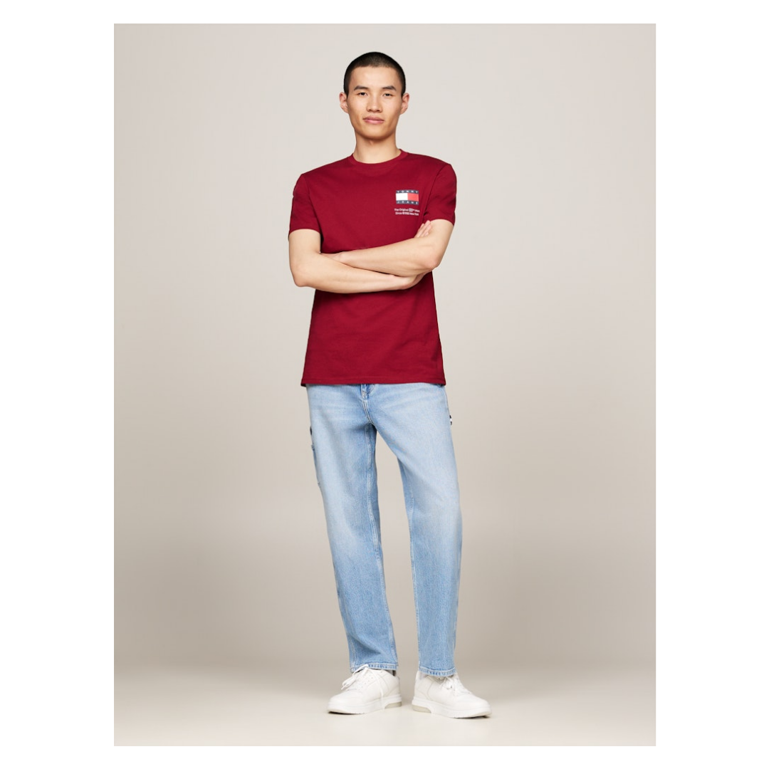 Tommy Jeans - Herren T-Shirt - red carpet - Größe: XL - bei Tara-M