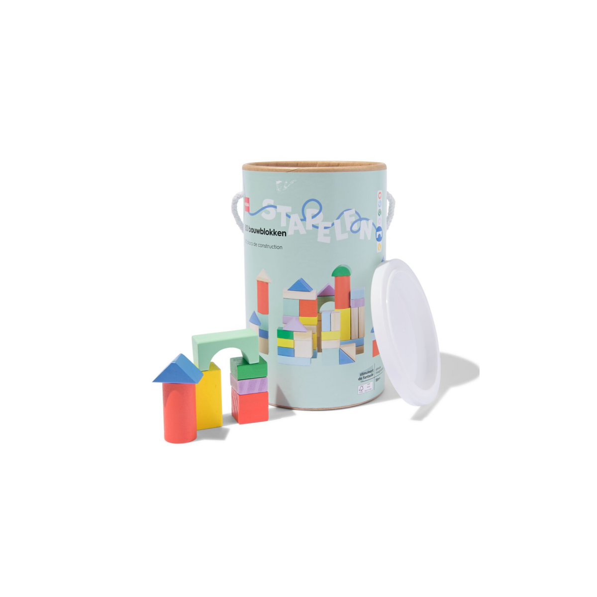 Blokkenset Hout 80-delig