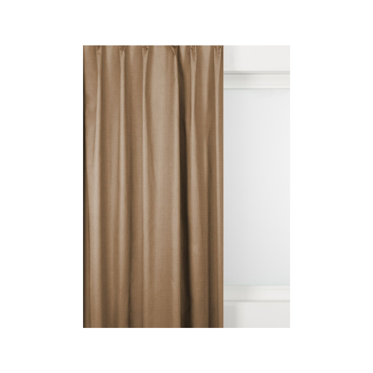 HEMA Gordijnstof Vorden lichtdoorlatend bruin (bruin)