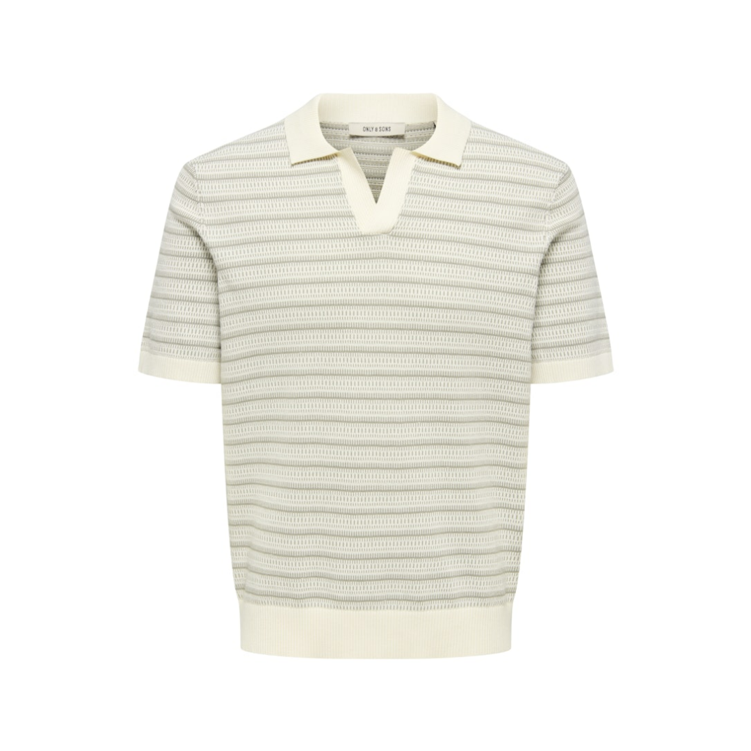 Only & Sons - Herren T-Shirt - gardenia - Größe: S - bei Tara-M