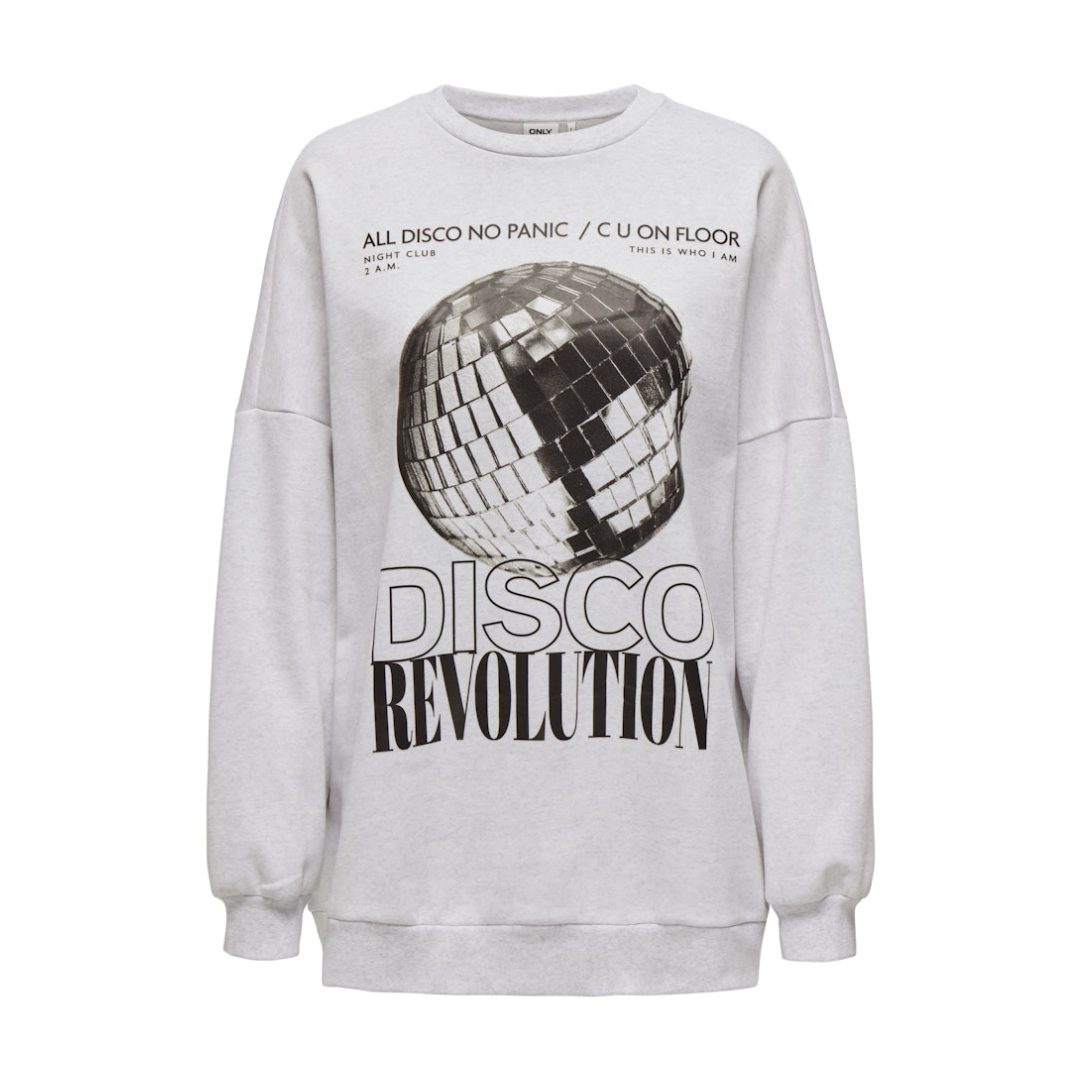Only - Damen Sweatshirt - Grau - Größe: M - bei Tara-M