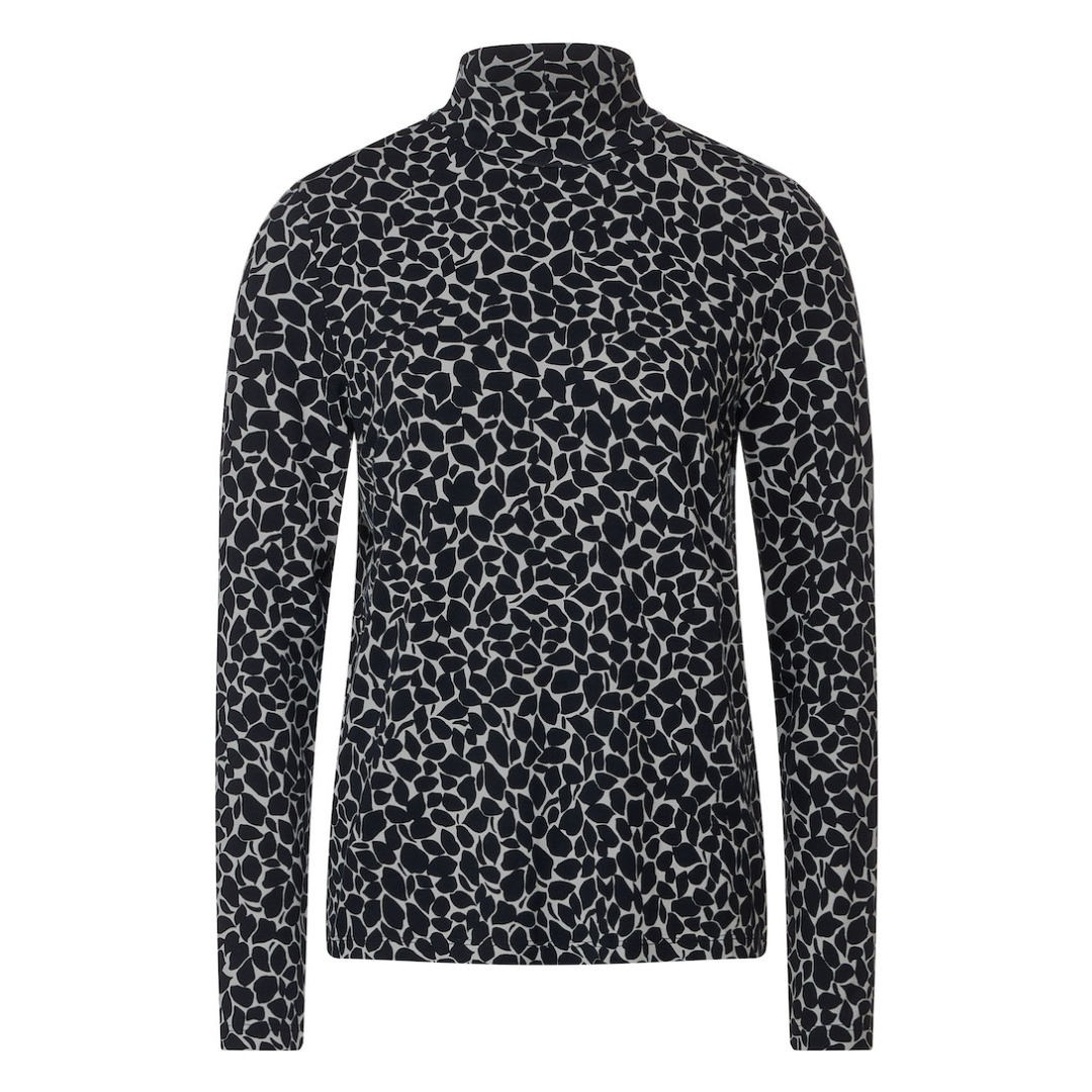 Street One - Damen Langarmshirt - Blau - Größe: 44 - bei Tara-M