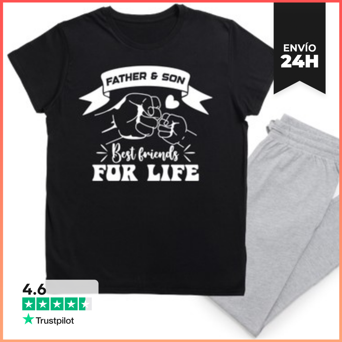 Pijama FATHER AND SON BEST FRIENDS FOR LIFE laTostadora