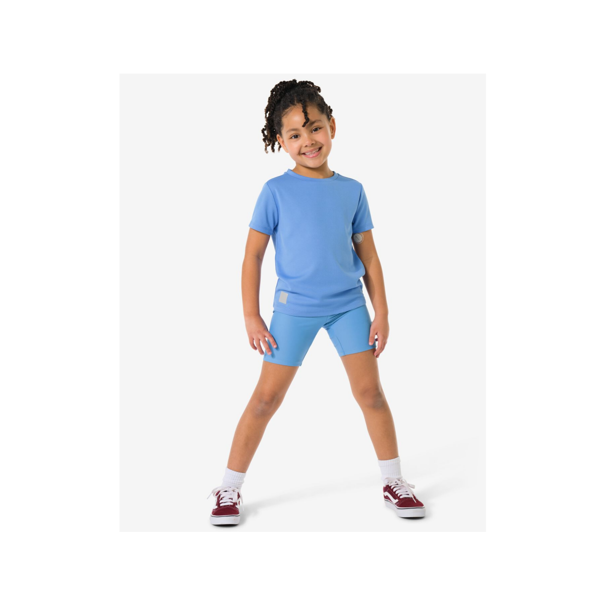 HEMA Kinderbikershort blauw (blauw)