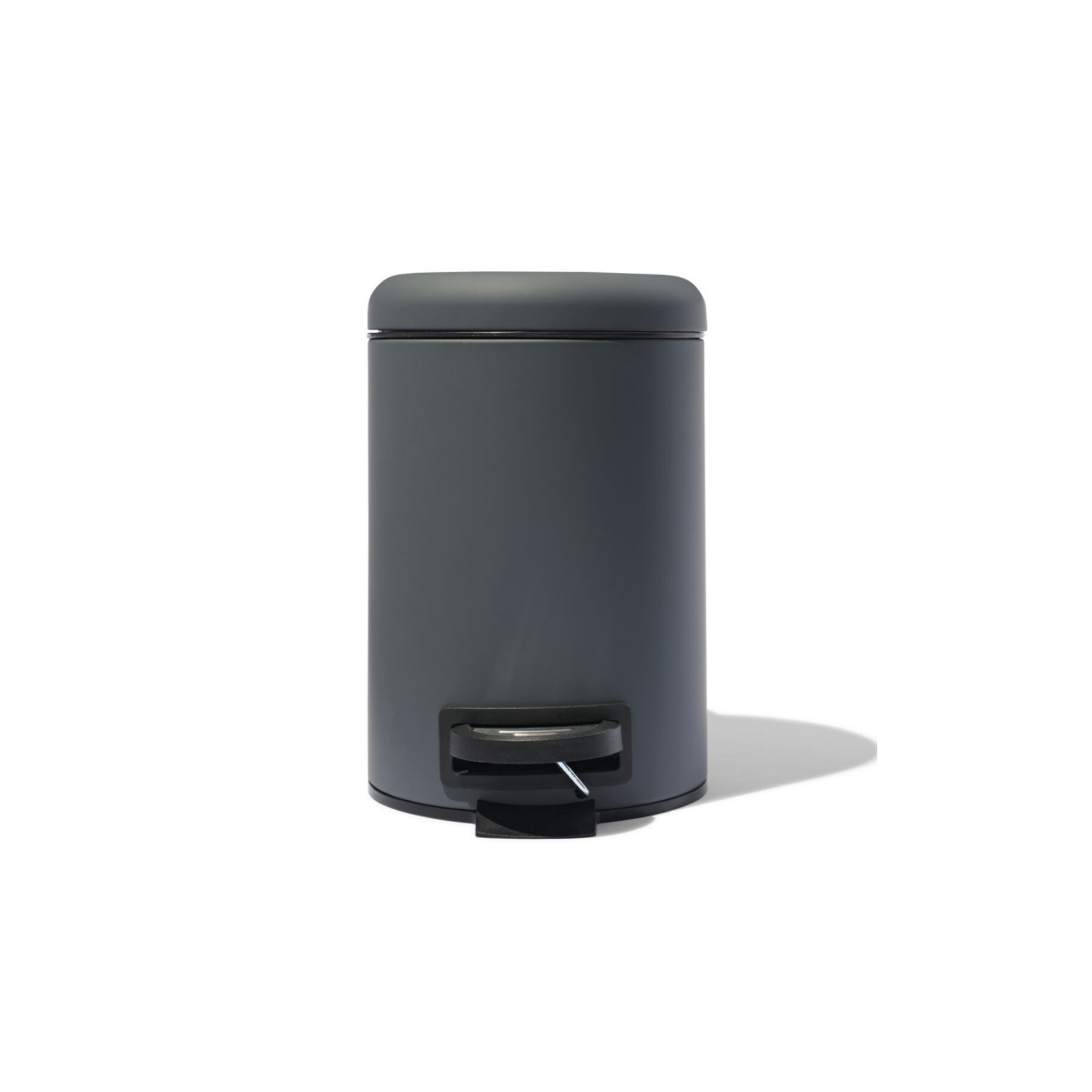 HEMA HEMA Pedaalemmer 3L Donkergrijs