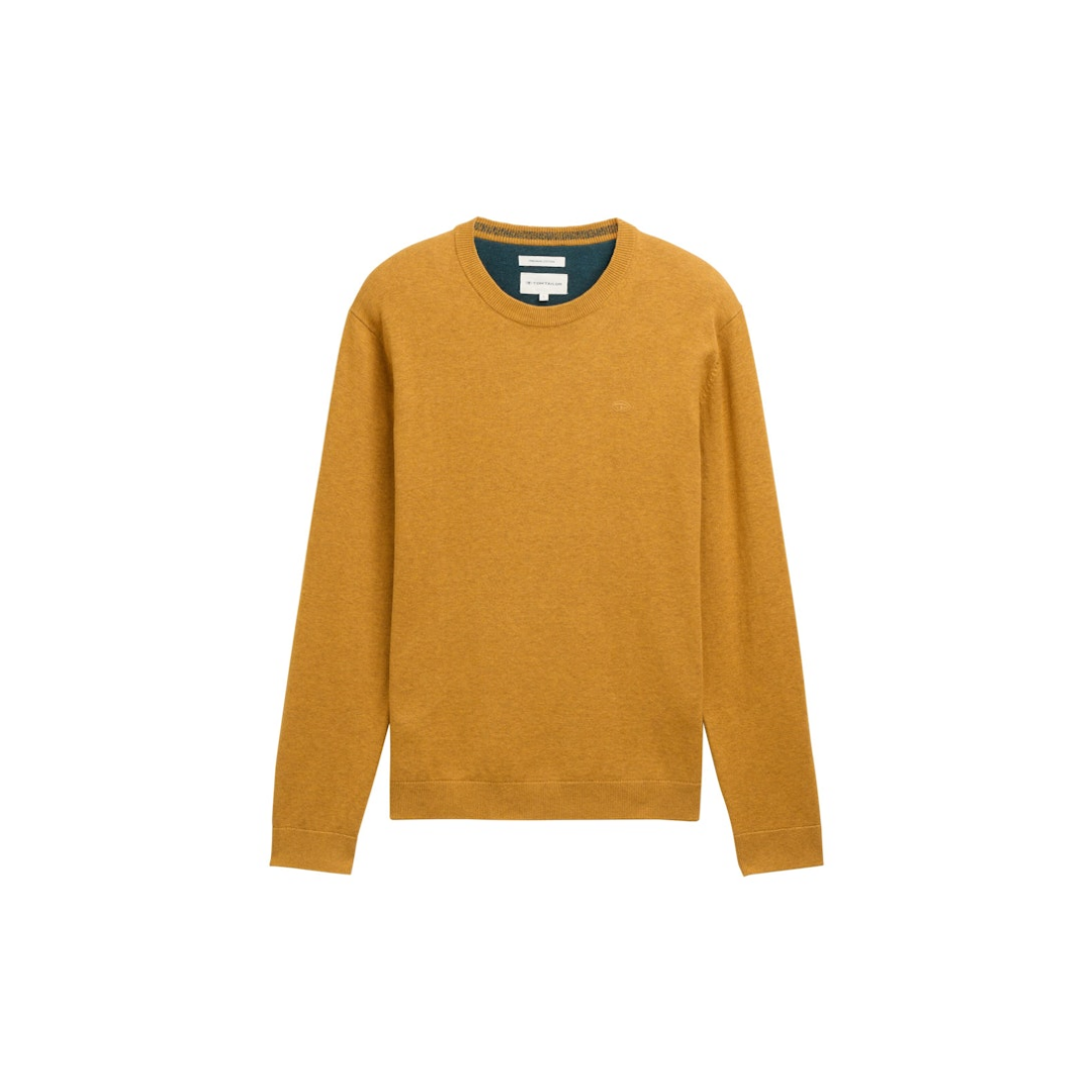 Tom Tailor - Herren Pullover - mustard melange - Größe: XXXL - bei Tara-M