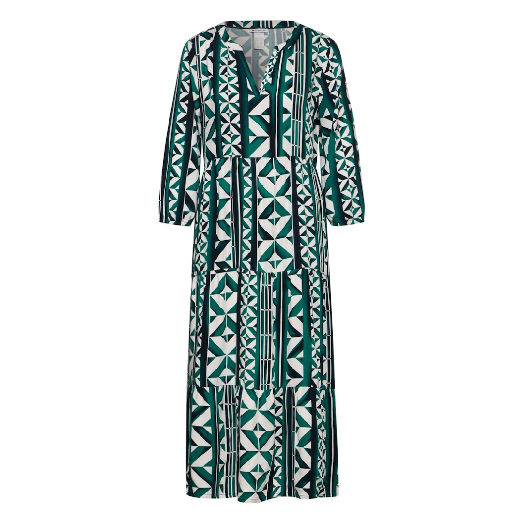 Street One - Damen Kleid - Grün - Größe: 38 - bei Tara-M