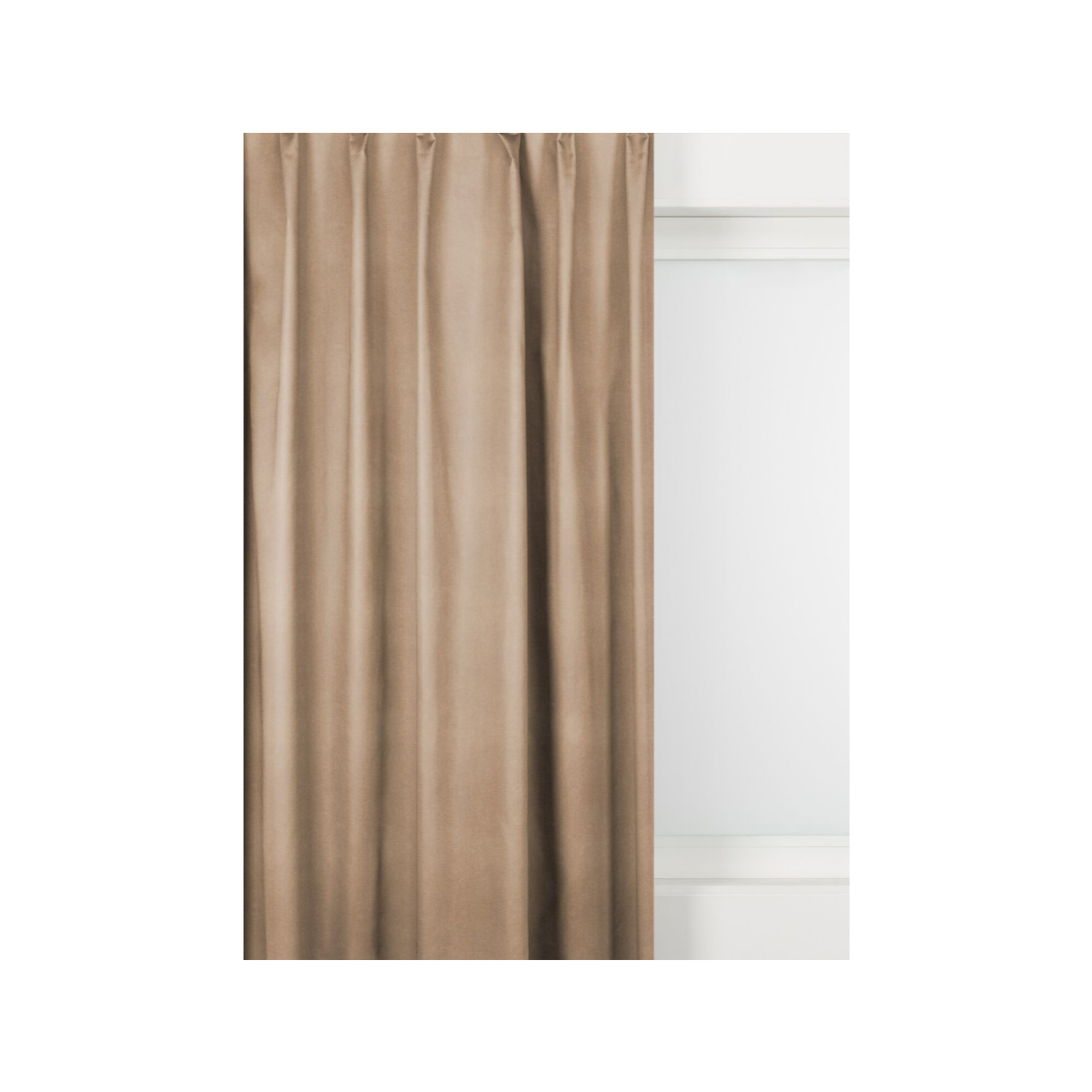 HEMA HEMA Gordijnstof Velours Nude (nude)