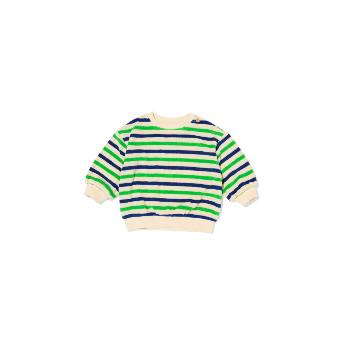 HEMA Babytrui badstof strepen ecru (ecru)