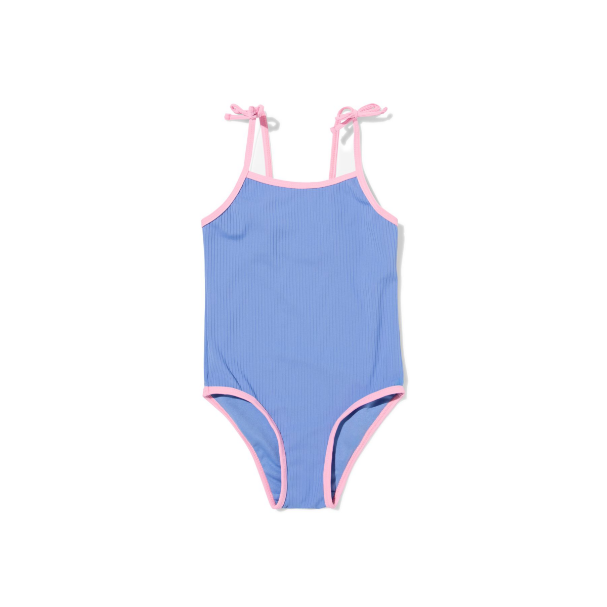 HEMA Kinderbadpak rib blauw (blauw)