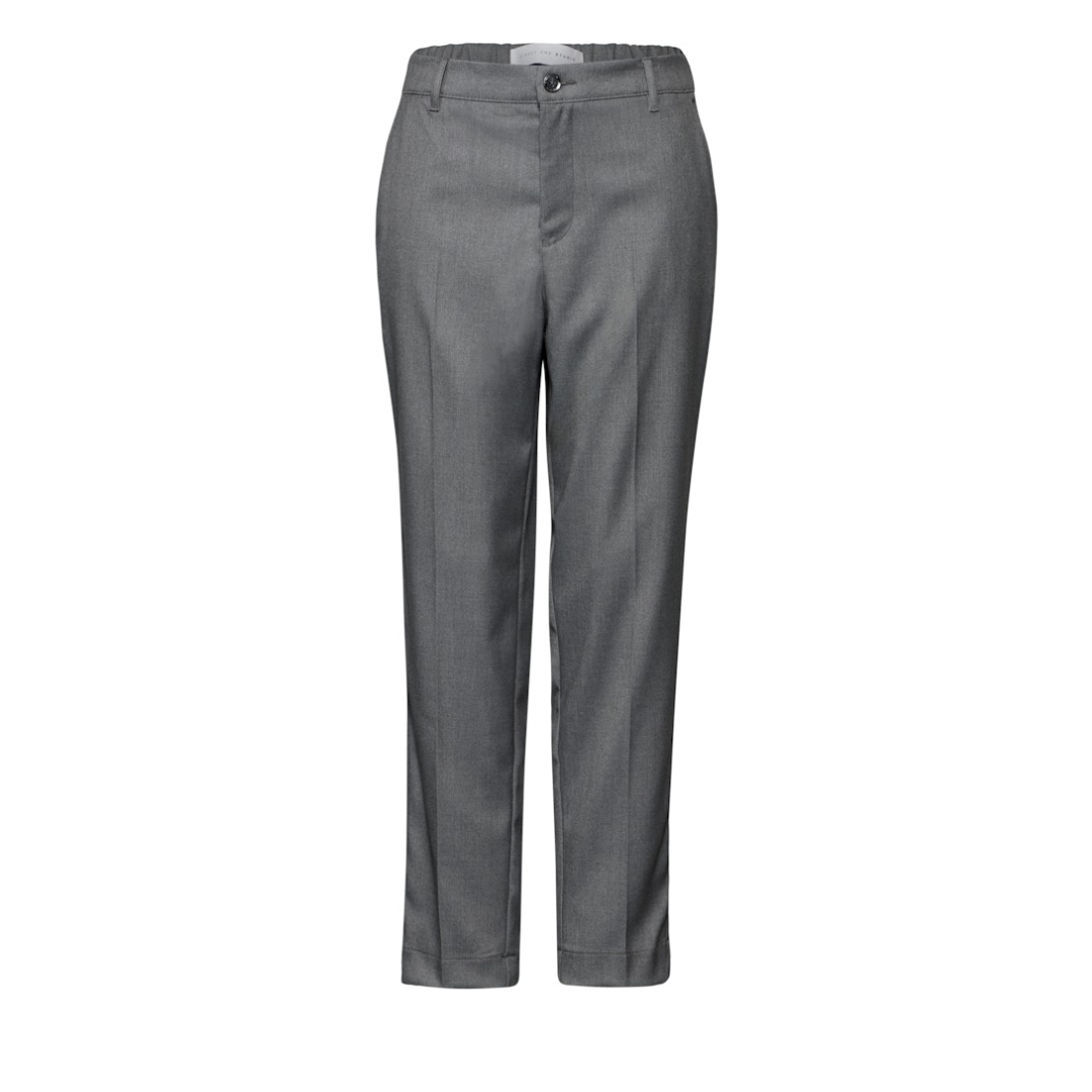STREET ONE STUDIO - Damen Hose - dust grey mel. - Größe: 34-28 - bei Tara-M