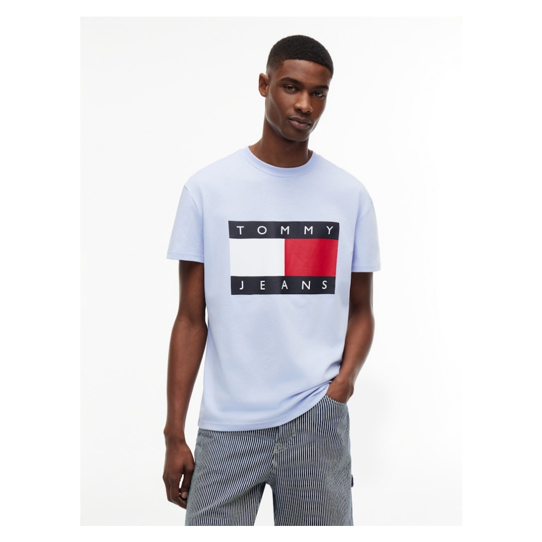 Tommy Jeans - Herren T-Shirt - Moonlight Iris - Größe: S - bei Tara-M