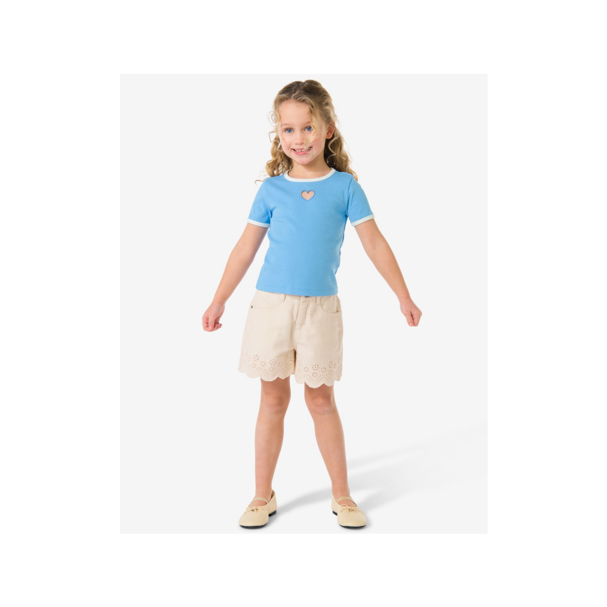 HEMA Kinderbroek ecru (ecru)