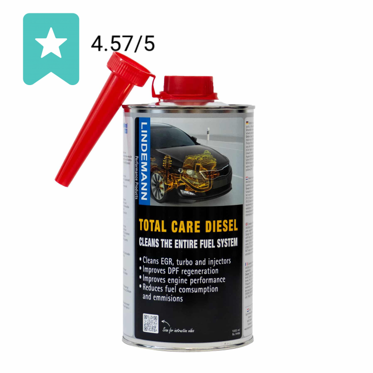 Lindemann Total Care Diesel / Roetfilter Reiniger, EGR Reiniger & Turbo Cleaner | Diesel Reiniger | Diesel Additief | DPP