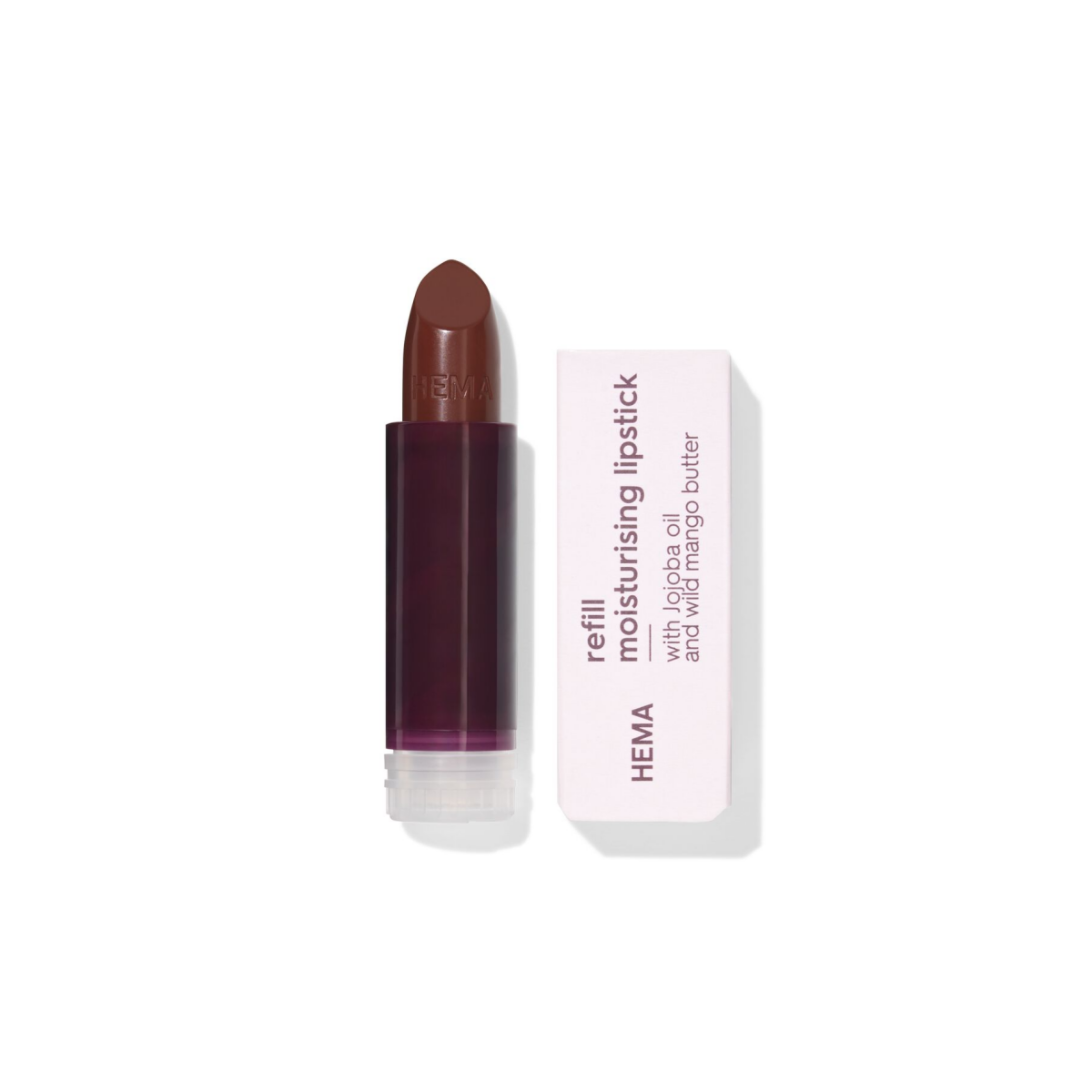 HEMA Navulling moisturising lipstick 61 cacao brown (bruin)